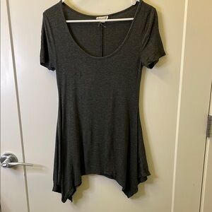 Chico's Charcoal Short Sleeve Tee
